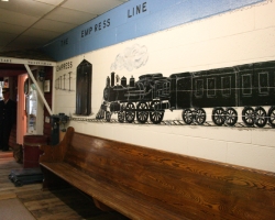 Empress train mural